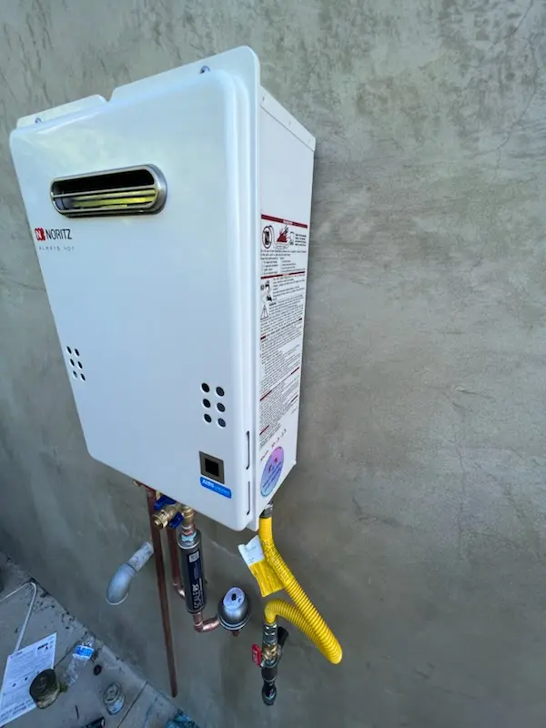 Tankless water heater installation for Willow Bend homes